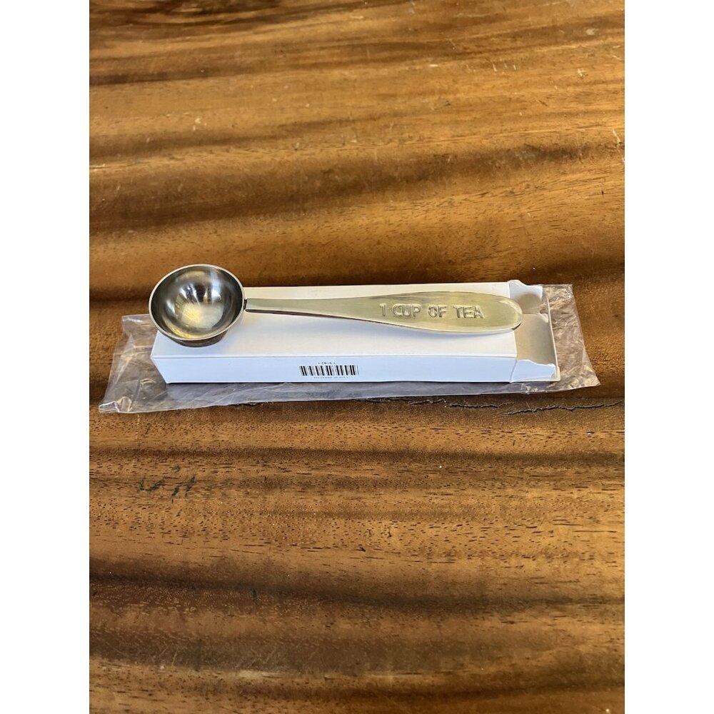 Sipology  Spoon Measure "One Cup of Steeped Tea" Stainless Steel Scoop